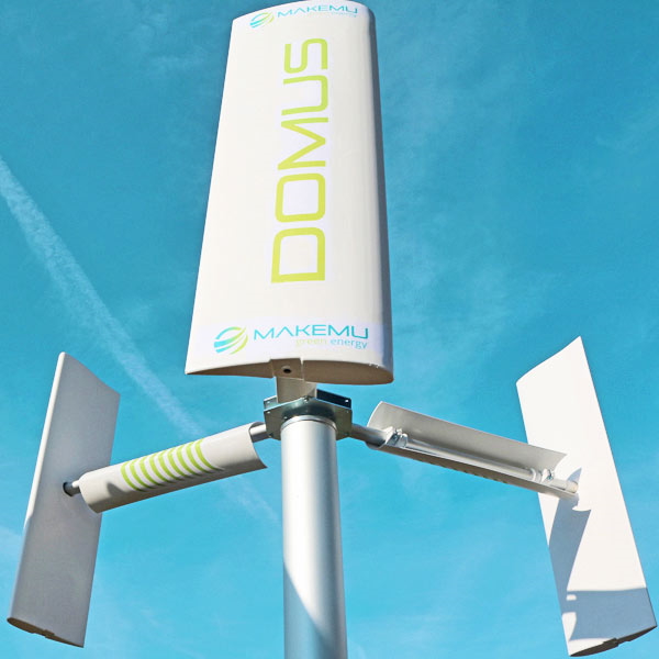 vertikale windkraftanlage, Vertikales Windrad Domus 500W