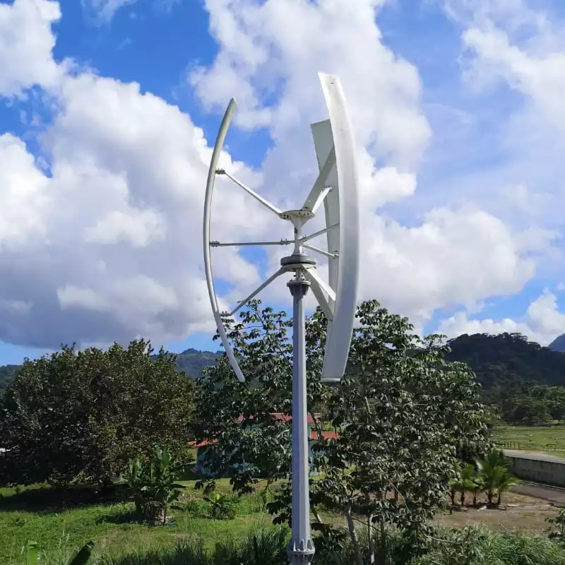 3000W 220V Vertikal Windkraftanlage Windrad Spiral Windgenerator